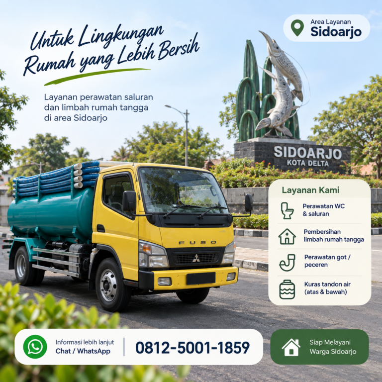 Sedot WC Sidoarjo